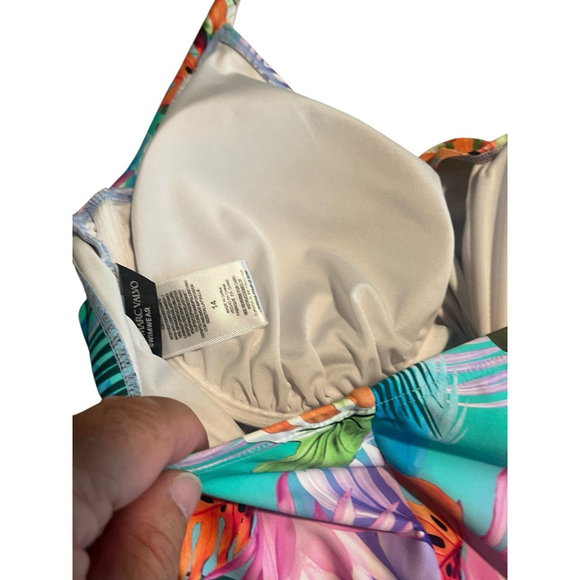 Boston Proper Carmen Marc Valvo One Piece Swimsuit 14 NWT - Picture 3 of 8